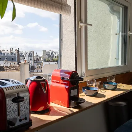 Moderne Artistique Sur Les Toits De Vue Sur Notre-dame Et La Seine Apartmán *
